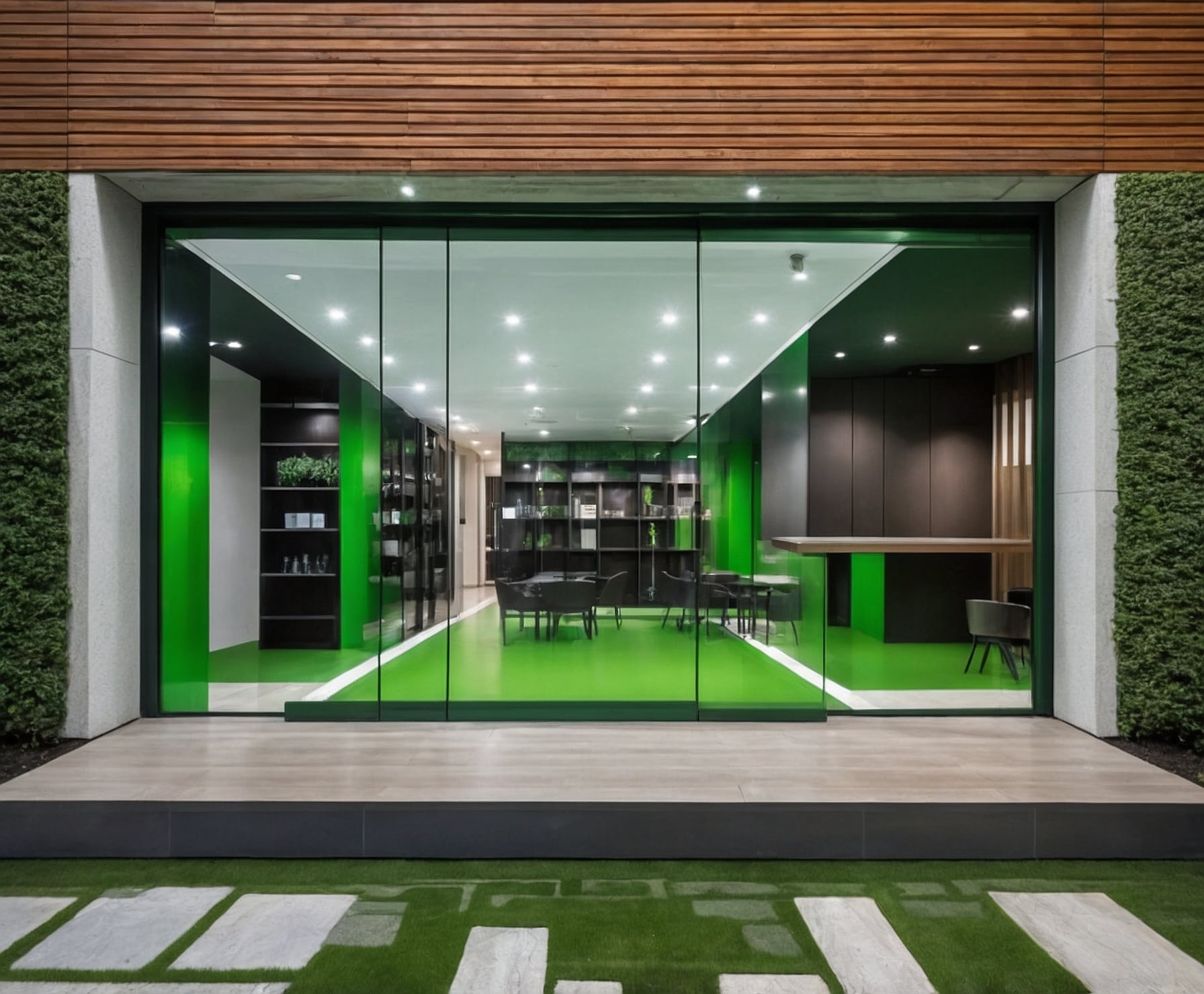 Limpieza de edificio empresarial